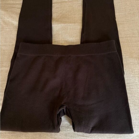 Manifesto Woman’s Chocolate Brown Cotton Blend Leggings. Fits like a Medium. - Picture 5 of 6